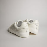 The Tumbled Leather - White