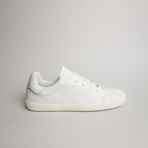 Men’s white goat leather Milano sneaker made in Italy