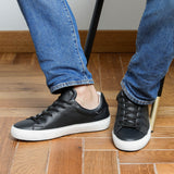 The Tumbled Leather - Black