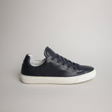 The Tumbled Leather - Navy Blue